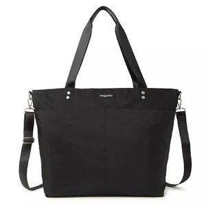 BAGGALLINI, Large Carryall Tote, Black